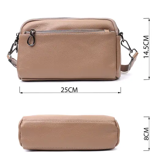 Кожаная женская сумка Vintage 25х14.5х8 см sum0026551 - фото 3