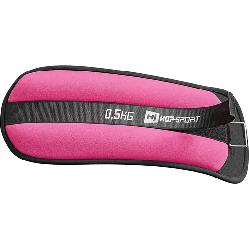 Обважнювачі для ніг та рук Hop-Sport HS-S001WB 2х0,5кг рожеві