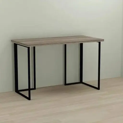 Компьютерный стол Ferrum-decor Ханна 75x100x70 черный ДСП Дуб Сонома Трюфель 32мм (FRD-103508)