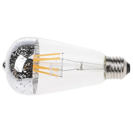 Лампа Brille світлодіодна LED 6W E27 COG WW ST64 CH 220 В - фото 4