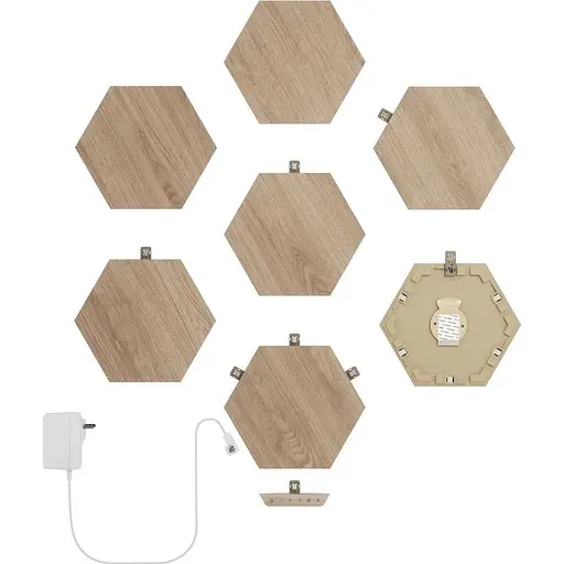 Умная система освещения Nanoleaf Elements Hexagons Starter Kit 7шт [80715] - фото 2
