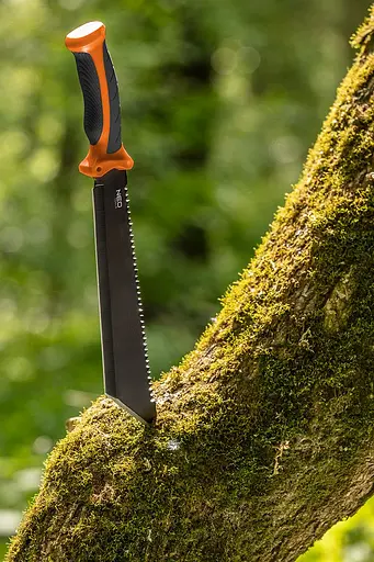 Neo Tools 63-117 Мачете Full Tang, 40см, лезо 25.5см, 3Cr13, ручка ABS+TPR, пила на обусі, нейлоновий чохол - фото 4