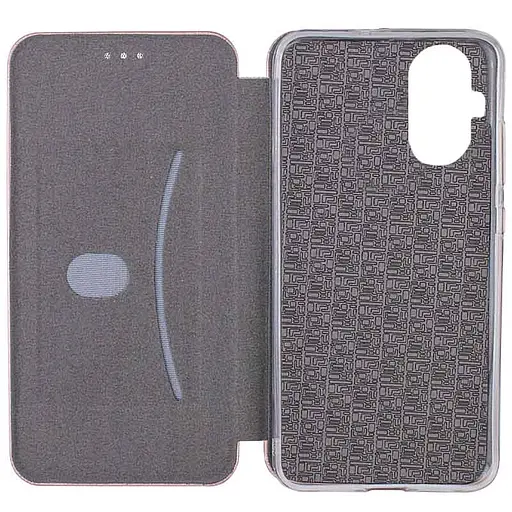 Кожаный чехол-книга Classy для Realme C55 Rose Gold - фото 3