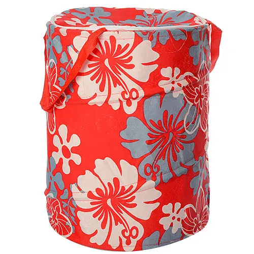 Корзина для игрушек M3732 диаметр 30 см, высота 38 см, крыш-застеж-мол, 2 ручки M3732-4