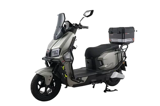 Електроскутер Двомісний Crosser V1 PRO (2000W 76.8V/30Ah) Зелений - фото 5