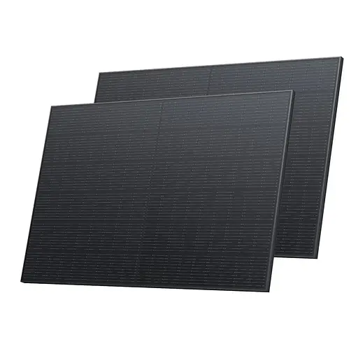 Монокристалічна сонячна панель EcoFlow 2*400W Rigid Solar Panel SOLAR2*400W (ZPTSP300) - фото 1