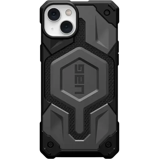Оригинальный противоударный чехол UAG Monarch Pro MagSafe Kevlar Silver для iPhone 15 Plus/14 Plus (114029113933)