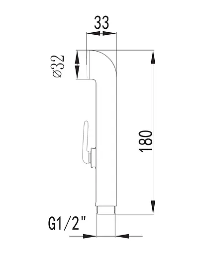 Бідетта Imprese B7002, Хром - фото 2