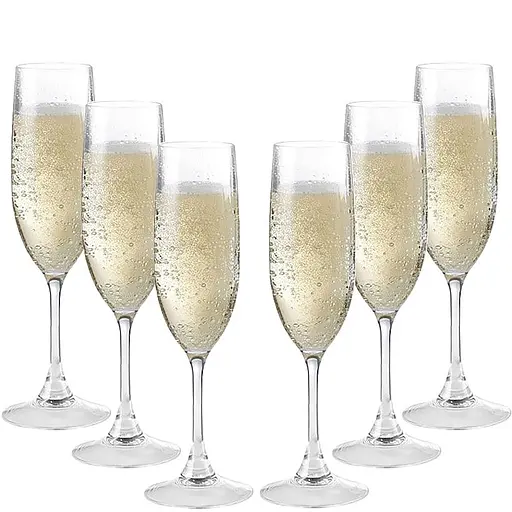 Бокал для шампанского стекла 6 шт. 170 мл el3796 по 6 шт. (в упаковке)