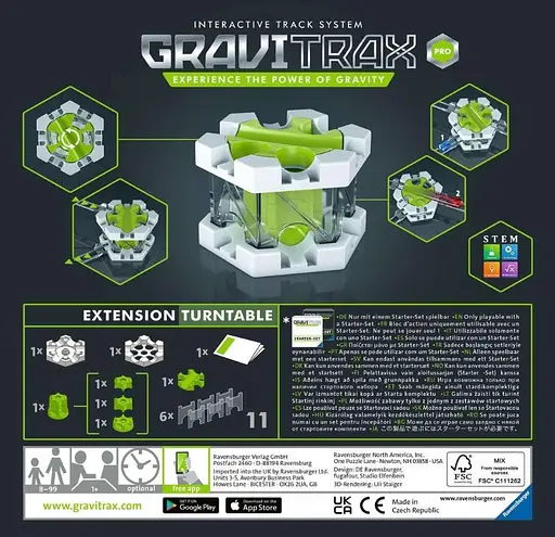 Додатковий набір до конструктора Ravensburger GraviTrax PRO Turntable модуль для трас 269778 - фото 5