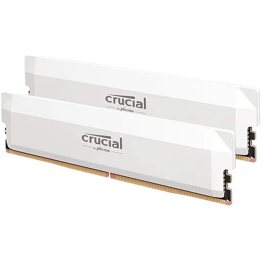 Оперативная память Crucial 32GB (2x16GB) DDR5 6000MHz Pro Overclocking White (CP2K16G60C36U5W) - фото 2