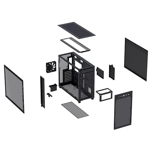 Корпус Asus Prime AP303 TG Black (90DC00V0-B39010) - фото 9