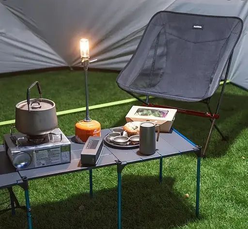 Туристическое раскладное кресло Naturehike YL05 NH18Y050-Z (Серый) - фото 4