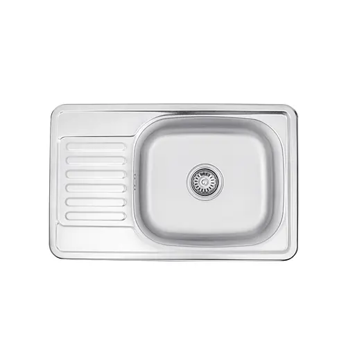Кухонная мойка Kroner KRP Satin-6642 (0,8 мм) CV025281, Satin - фото 1
