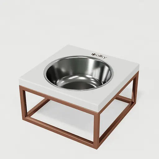 Hollky Base Solo M — миска на підставці для котів і середніх собак (1 × 0,8 л) - фото 2