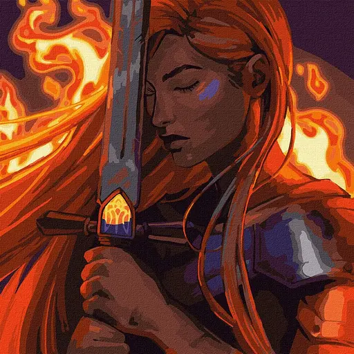 Картина за номерами Ideyka Українська сила©Kira Corporal KHO4859 40х40 см