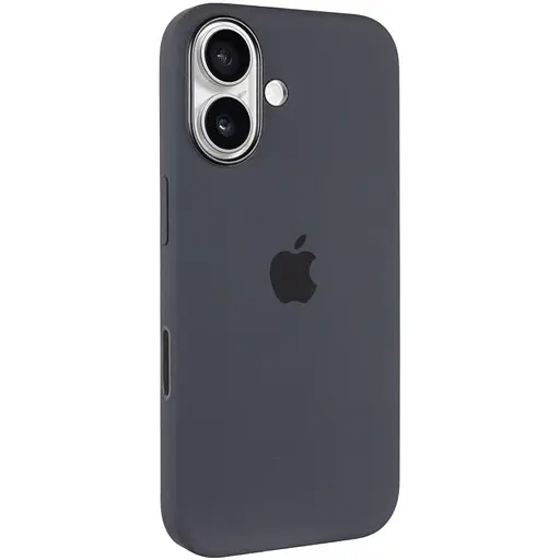 Чохол Epik Silicone case AAA with Magsafe and Animation button для Apple iPhone 16 Plus 6.7 Black
