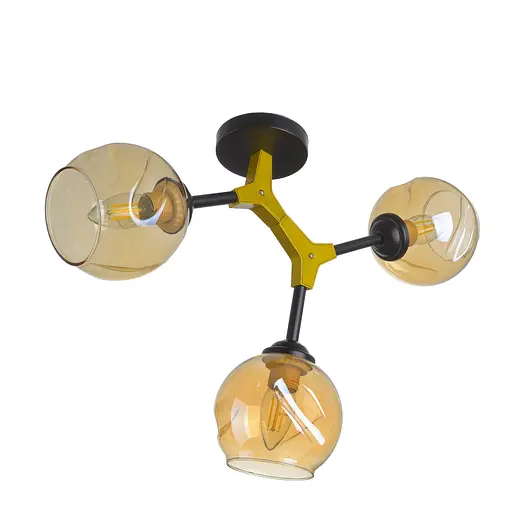 Люстра Brille молекула стельова E27 40W BK (BL-978C/3)