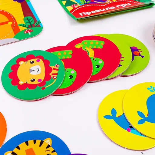 Настільна гра "Мемо" для найменших Vladi Toys VT2910-04, 36 деталей - фото 2