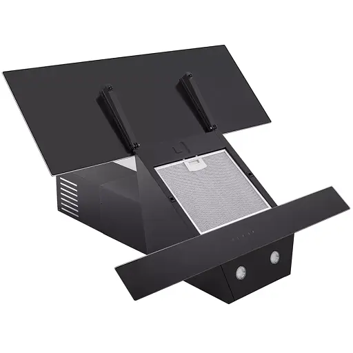 Вытяжка декоративная наклонная Минола HVS 9412 BL 850 LED - фото 7
