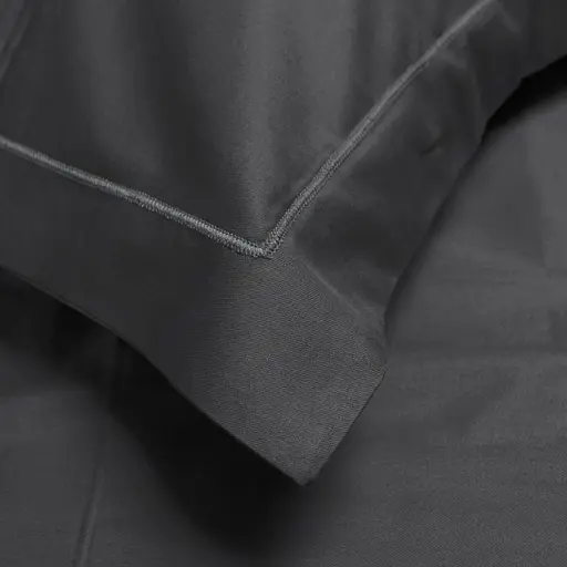 Простирадло з наволочками Lotus Home Dakota Modern сатин Рremium 240х260 см антрацит (svt-2000022346283) - фото 3