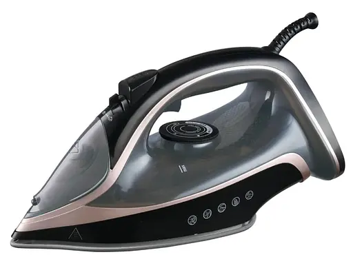 Праска з керамічним покриттям Magio MG-530 праска з вертикальним відпарюванням для прасування одягу чорна 3000 Вт - фото 2