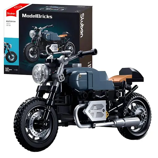 Конструктор Sluban Model Bricks Мотоцикл на 191 деталь 1:12 (M38-B1134)