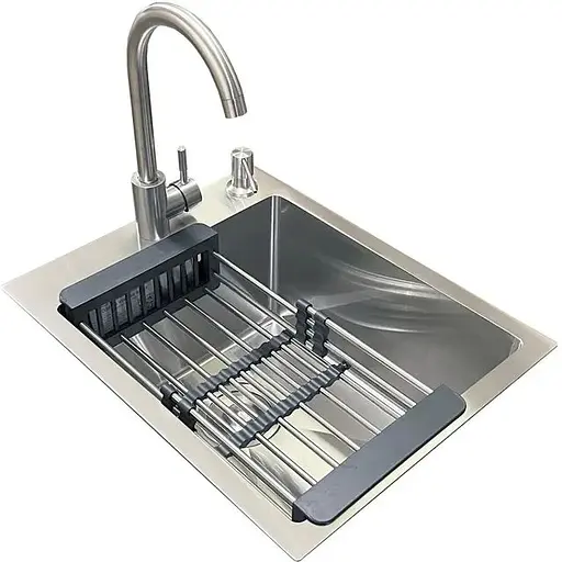 Комплект мойка + смеситель Romzha Arta U-350S (A) - фото 3