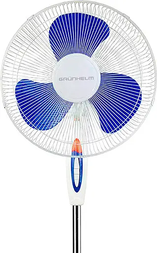 Поворотный напольный вентилятор от сети Grunhelm GFS-1619  Ø40 см 3 режима 35Вт - фото 2