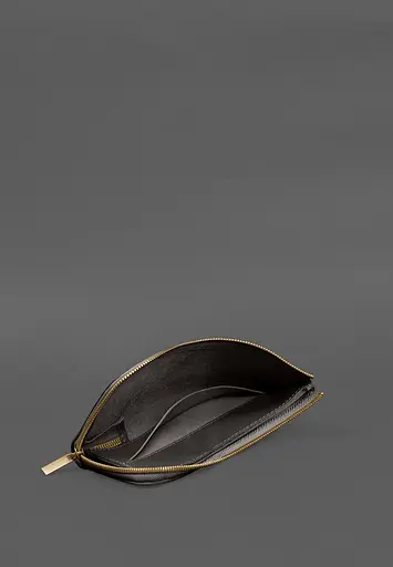 Кожаный портмоне-купюрник на молнии 14.1 темно-коричневый - фото 6