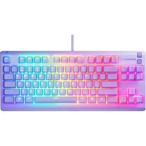 Клавиатура SteelSeries Apex 3 TKL UA Lavender (64940) [145221]