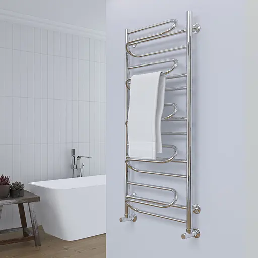 Водяной полотенцесушитель Kosser Илюзия 1100x530 ДІ07, Хром - фото 3