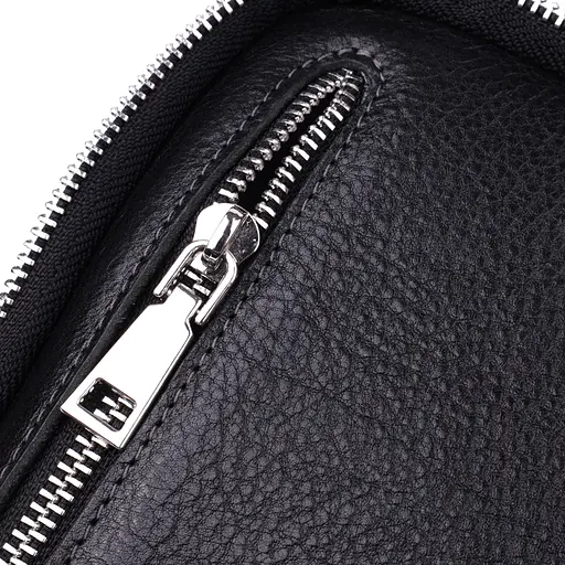 Прямоугольная мужская сумка бананка из зернистой натуральной кожи GRANDE PELLE 15,5х20,5х3,5 см sum0027006 - фото 18