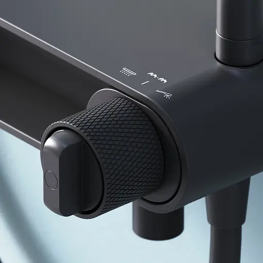 Душова система Am.Pm X-Joy black F0785A722, Чорний матовий - фото 6