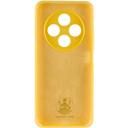 Чохол Lakshmi Silicone Cover Full Camera AA для Xiaomi Redmi 14C/Poco C75 Жовтий/Flash - фото 4