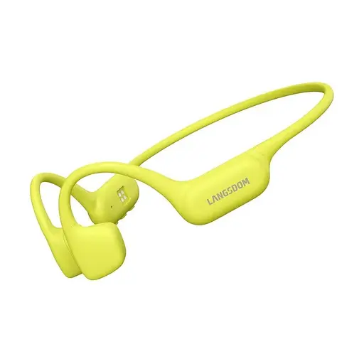Бездротові кісткові навушники Langsdom BE23 для плавання, басейну і спорту 32 Гб жовтий - фото 1