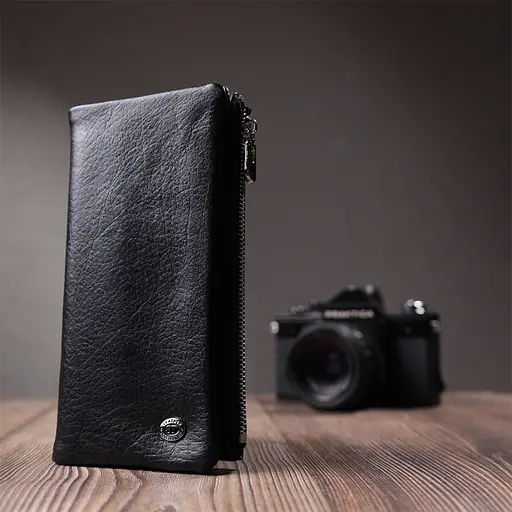 Жіночий шкіряний гаманець ST Leather 9х18х2 см acs0029451 - фото 9