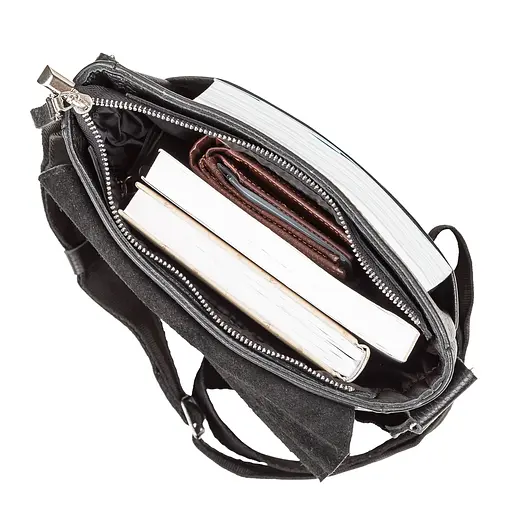 Сумка кожаная мужская SHVIGEL 22х22х6 см sum0012610 - фото 4