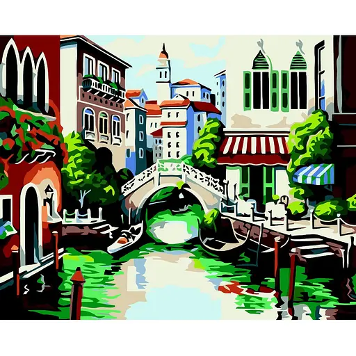 Картина по номерам ZiBi Art Line Венеция 40х50 см (ZB.64183)