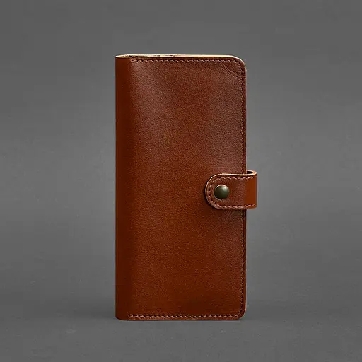 Шкіряне портмоне 7.0 світло-коричневе - фото 10