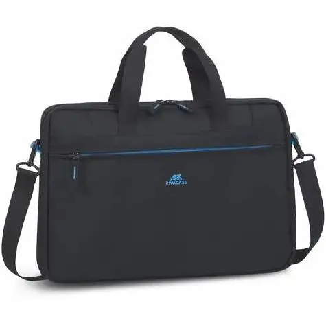 Сумка для ноутбука 15.6" Rivacase Regent Black поліестер 420x290x55 мм (8037)