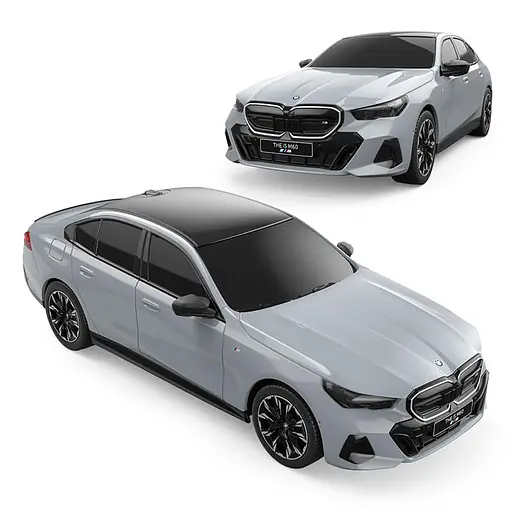 Машинка на радіоуправлінні BMW i5 1:24 сіра - фото 2