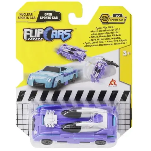 Машинка-трансформер Flip Cars 2 в 1 Спорткари Атомний спорткар і Спорткар кабріолет EU463875B-02