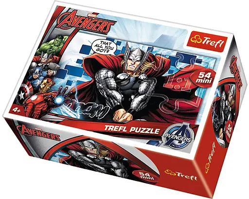 Набір Пазли - (54 елм. Міні) - "Тор" / Дісней Марвел - фото 1