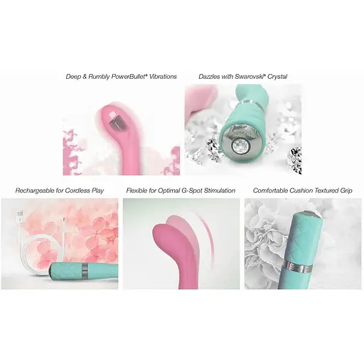 Розкішний вібратор Pillow Talk - Sassy Teal - фото 12