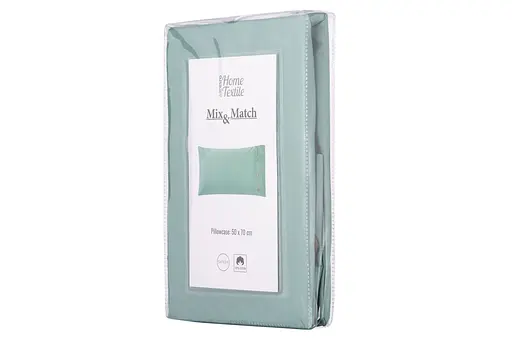 Наволочка Ardesto Mix&Match, 50х70см, 100% хлопок, сатин, шалфей (ART5070PCG) - фото 6