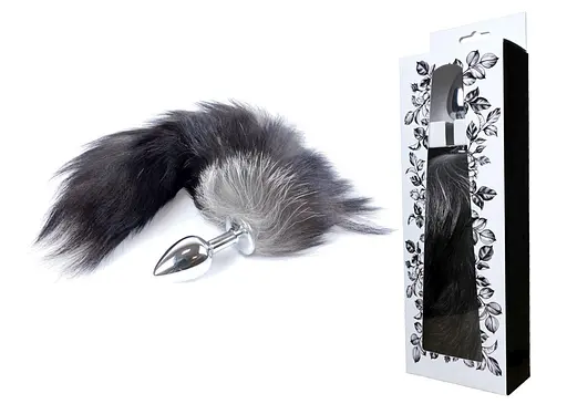 Анальна пробка Boss Fox TAIL Black XXL 9 см (чорний) - фото 10