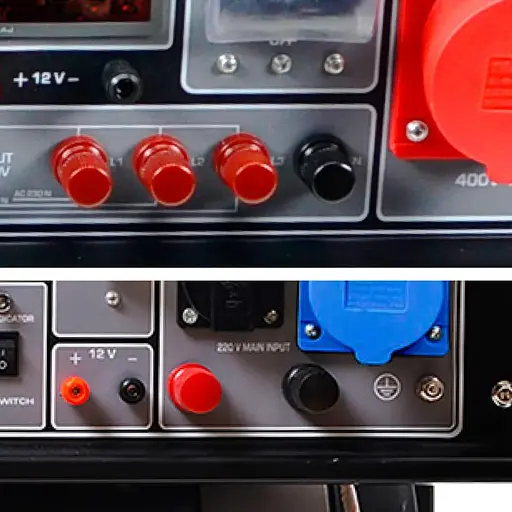 Генератор Синхронний KonnerSohnen KS 10000E-3, 400В, 7.5кВт, 3 фази, АВР (ATS), електростартер, 89.2кг / 7500 Вт / Бензин (KS10000E-3ATS) - фото 4