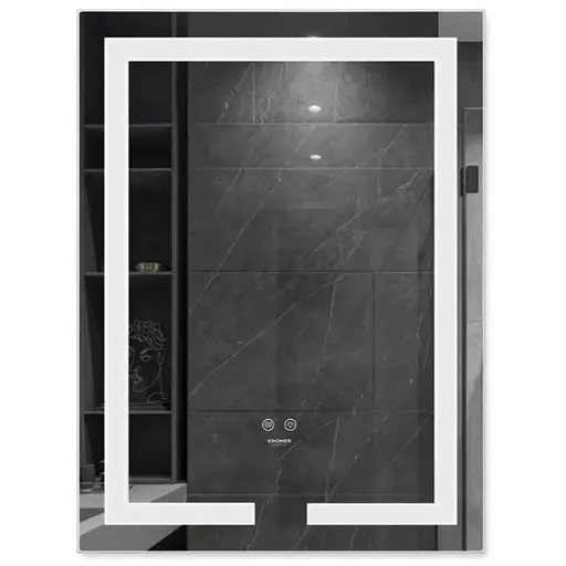 Дзеркало Kroner KRM Spiegel VR1 - 5080 з LED-підсвічуванням та антизапітнінням (CV030039) - фото 1