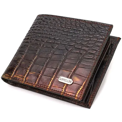 Чоловічий шкіряний гаманець Canpellini 11х9.5х2 см acs0025672 - фото 1